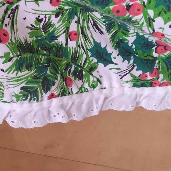 Christmas Table Cloth, Cotton, Handmade - Picture 3 of 3